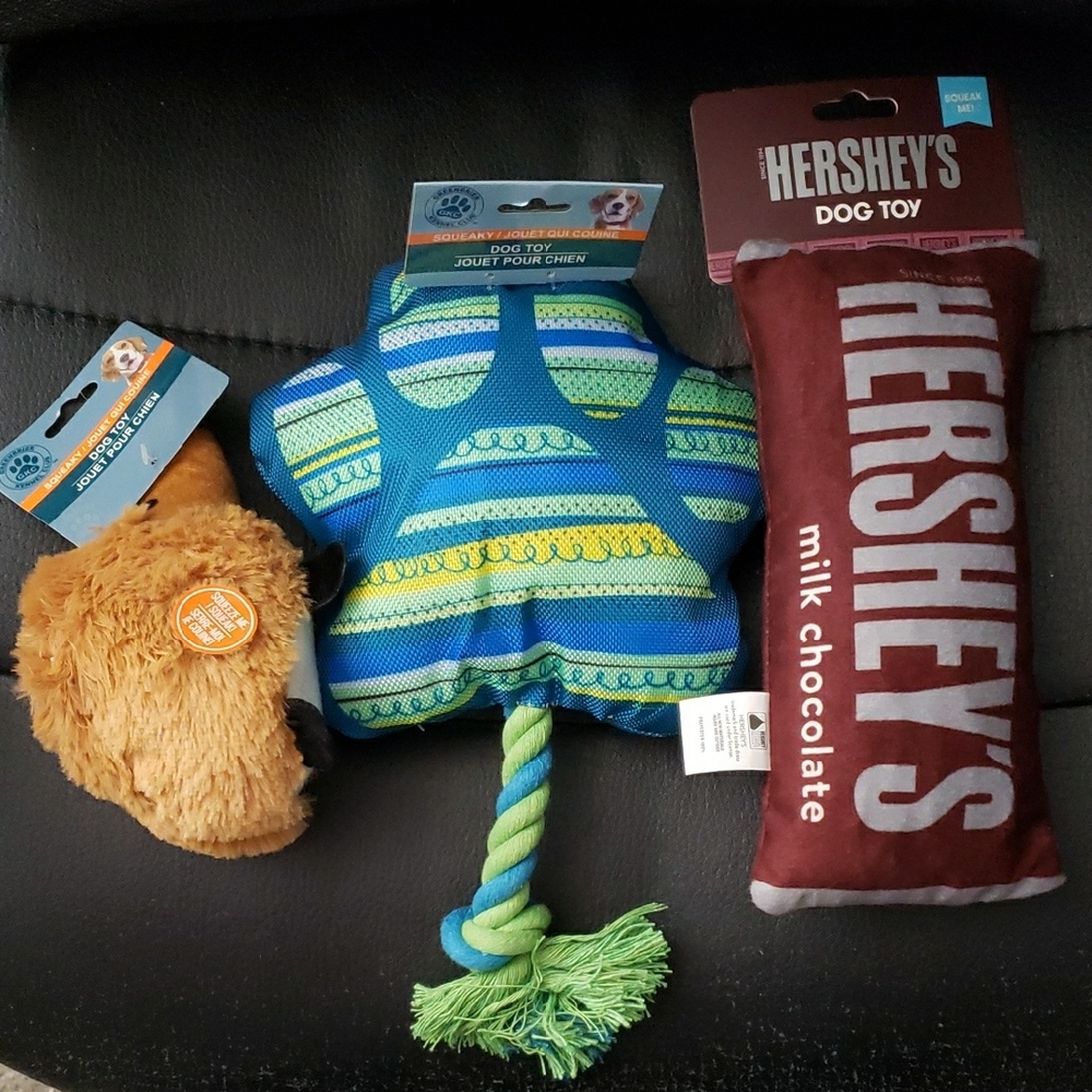 Dog Toy Set with Hershey Brand